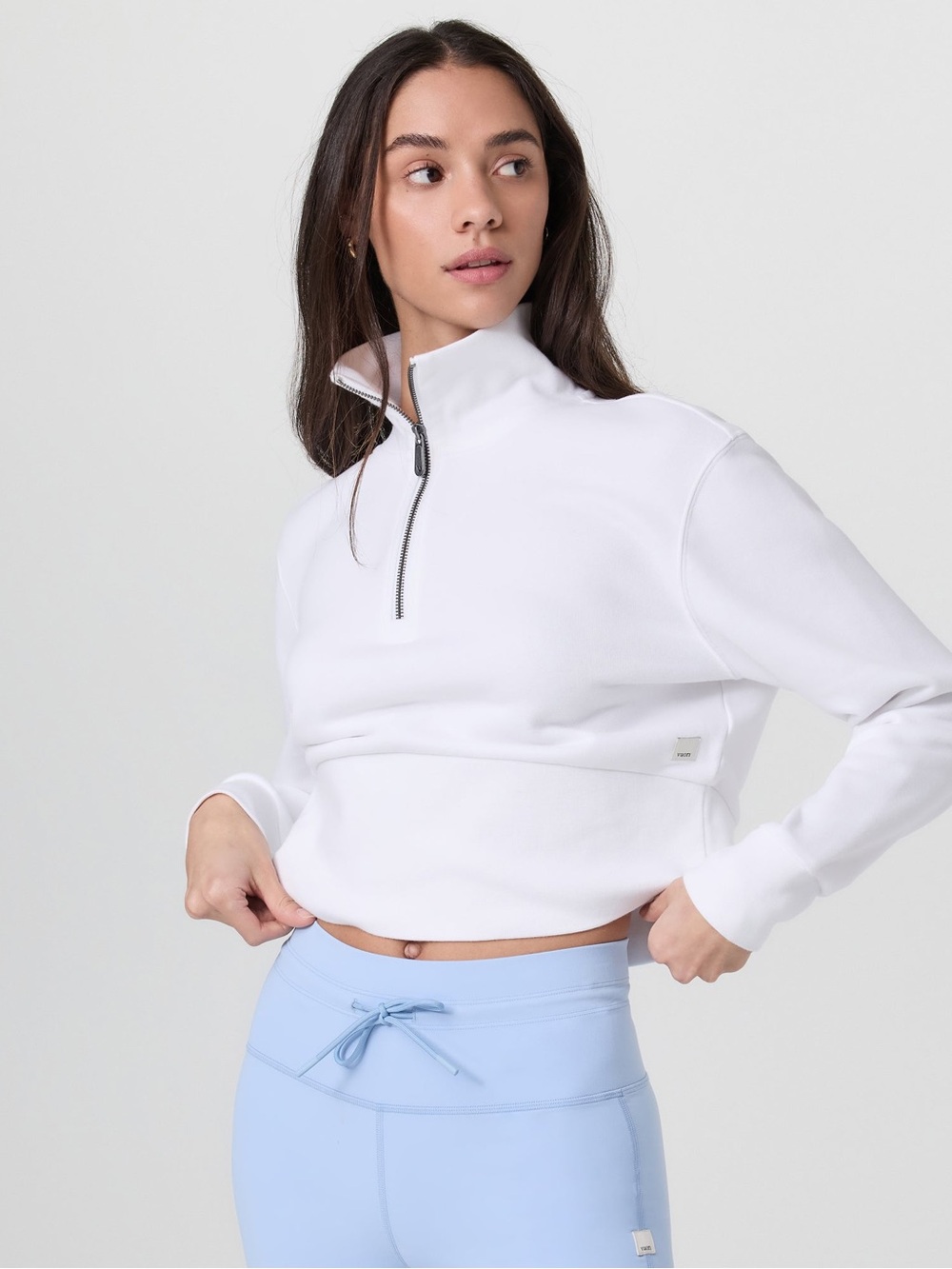 Vuori Sedona Cropped 1/2 Zip Sweatshirt